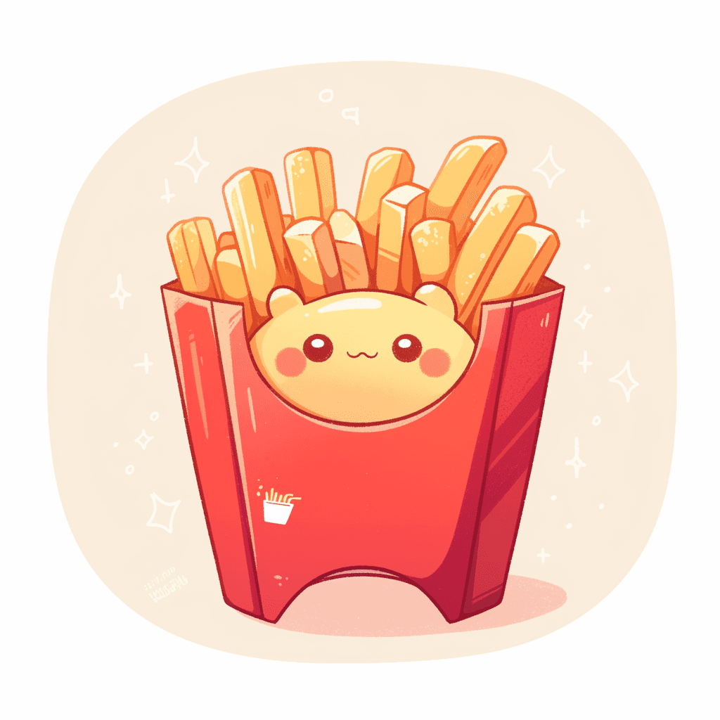 Fries original repeating artwork