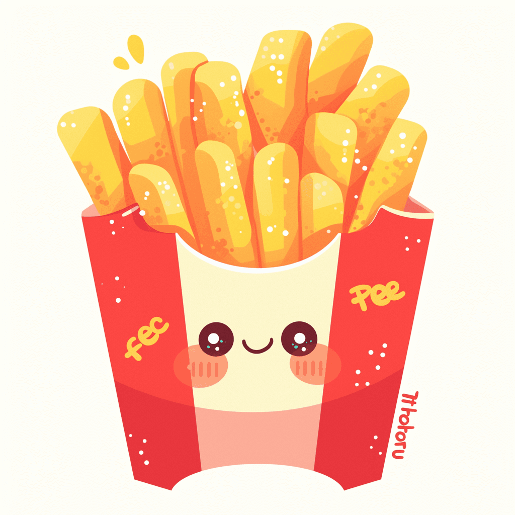 Fries 009 original repeating artwork