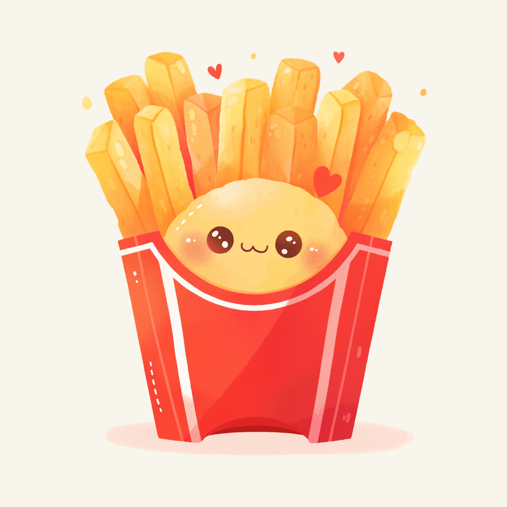 Fries 003 original repeating artwork