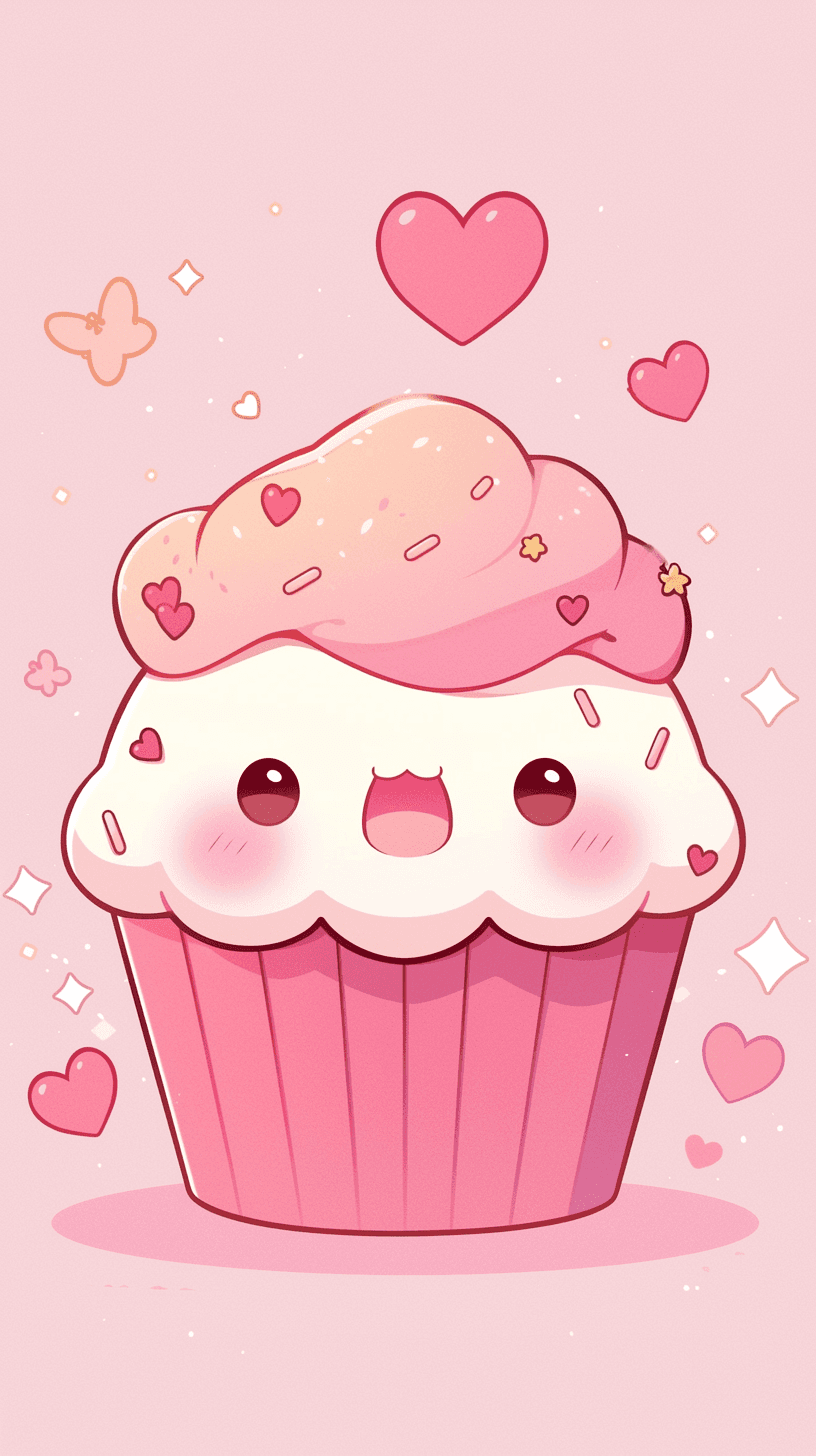 Cake Rhythm original repeating artwork
