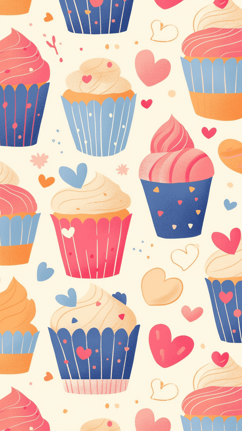Cake Crew original repeating artwork