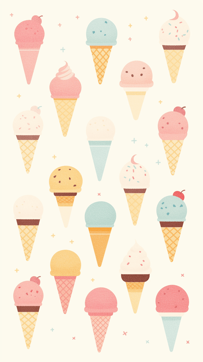 Ice Cream Tone original repeating artwork