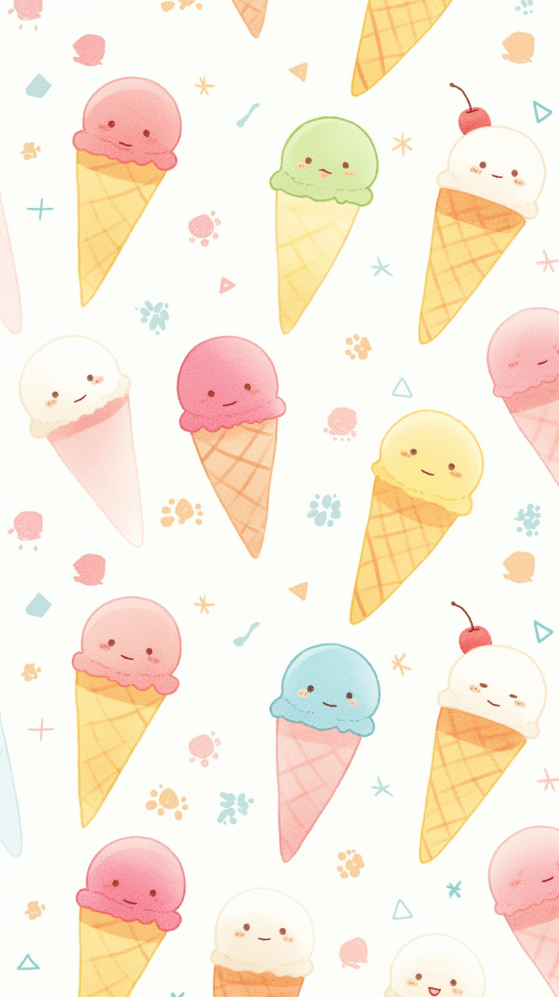 Ice Cream 015 original repeating artwork