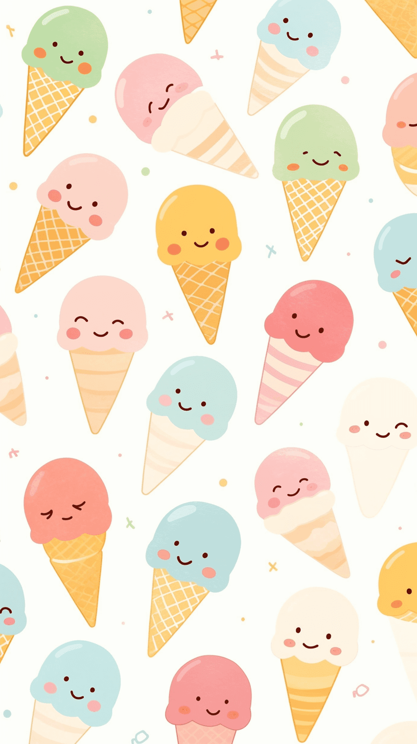 Ice Cream 107 original repeating artwork