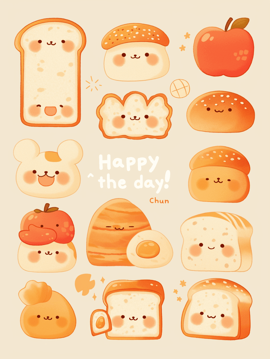 Bakery Onyx original repeating artwork