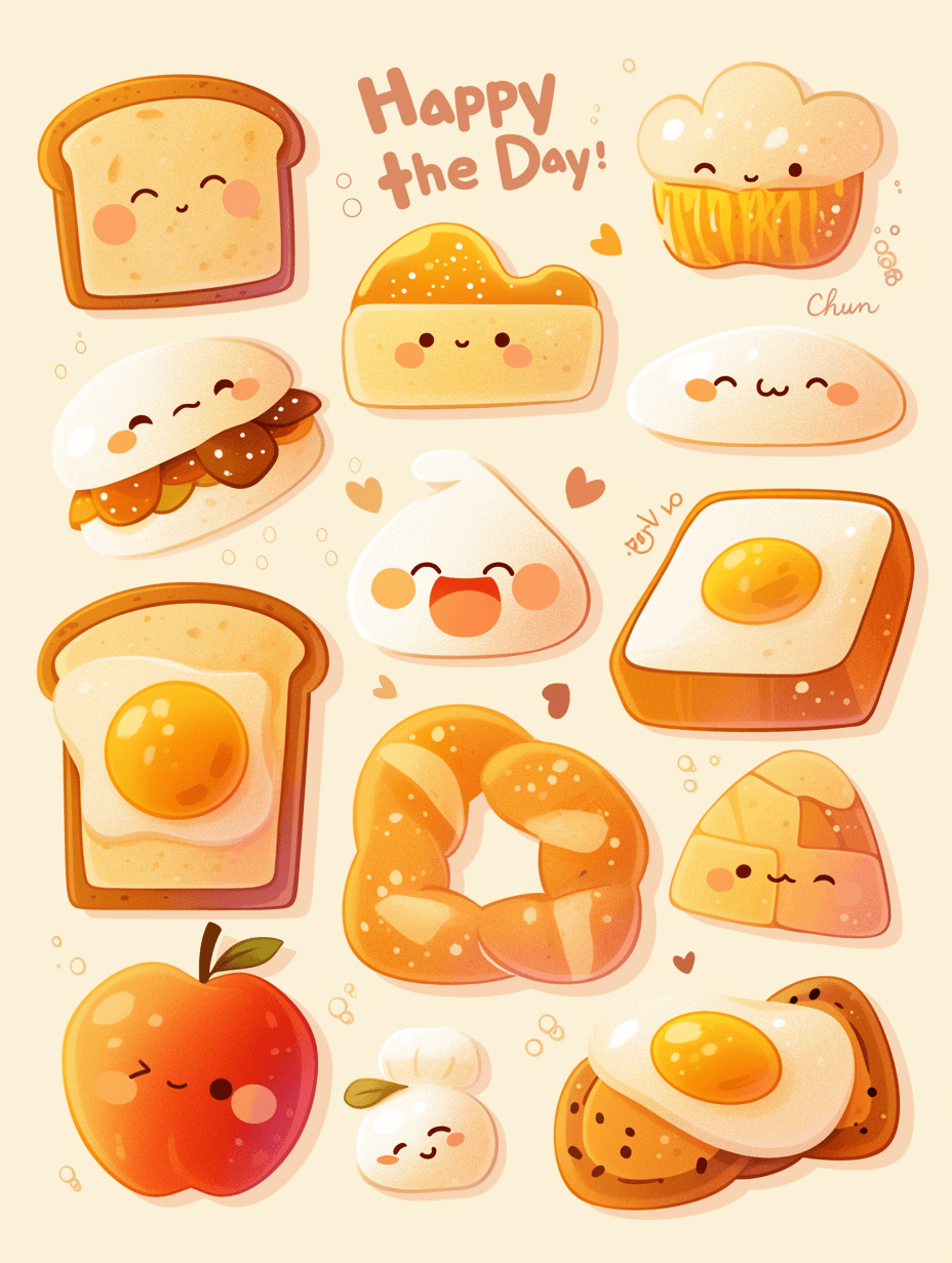 Bakery Hue original repeating artwork