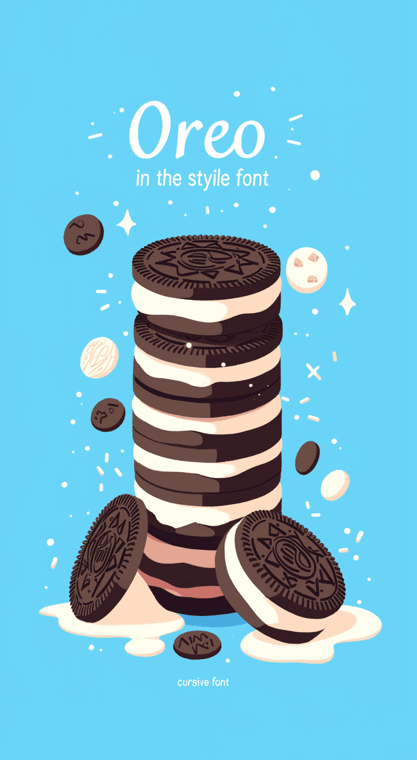 Cookie Zoom original repeating artwork