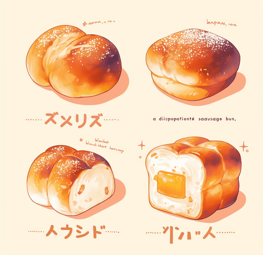 Bakery Ride original repeating artwork