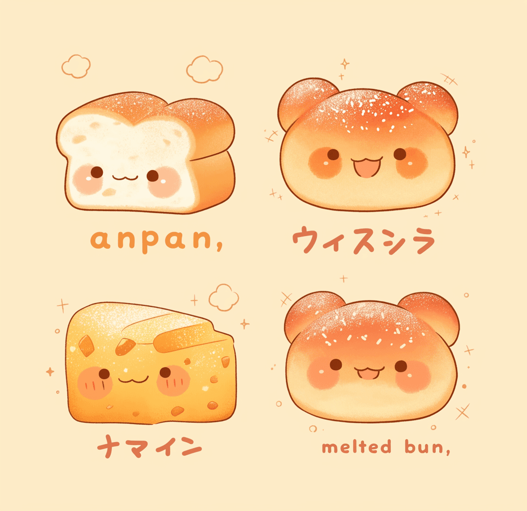 Bakery Duo original repeating artwork