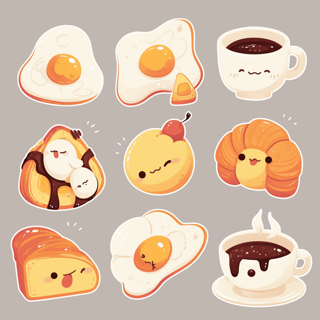 Bakery Glow original repeating artwork
