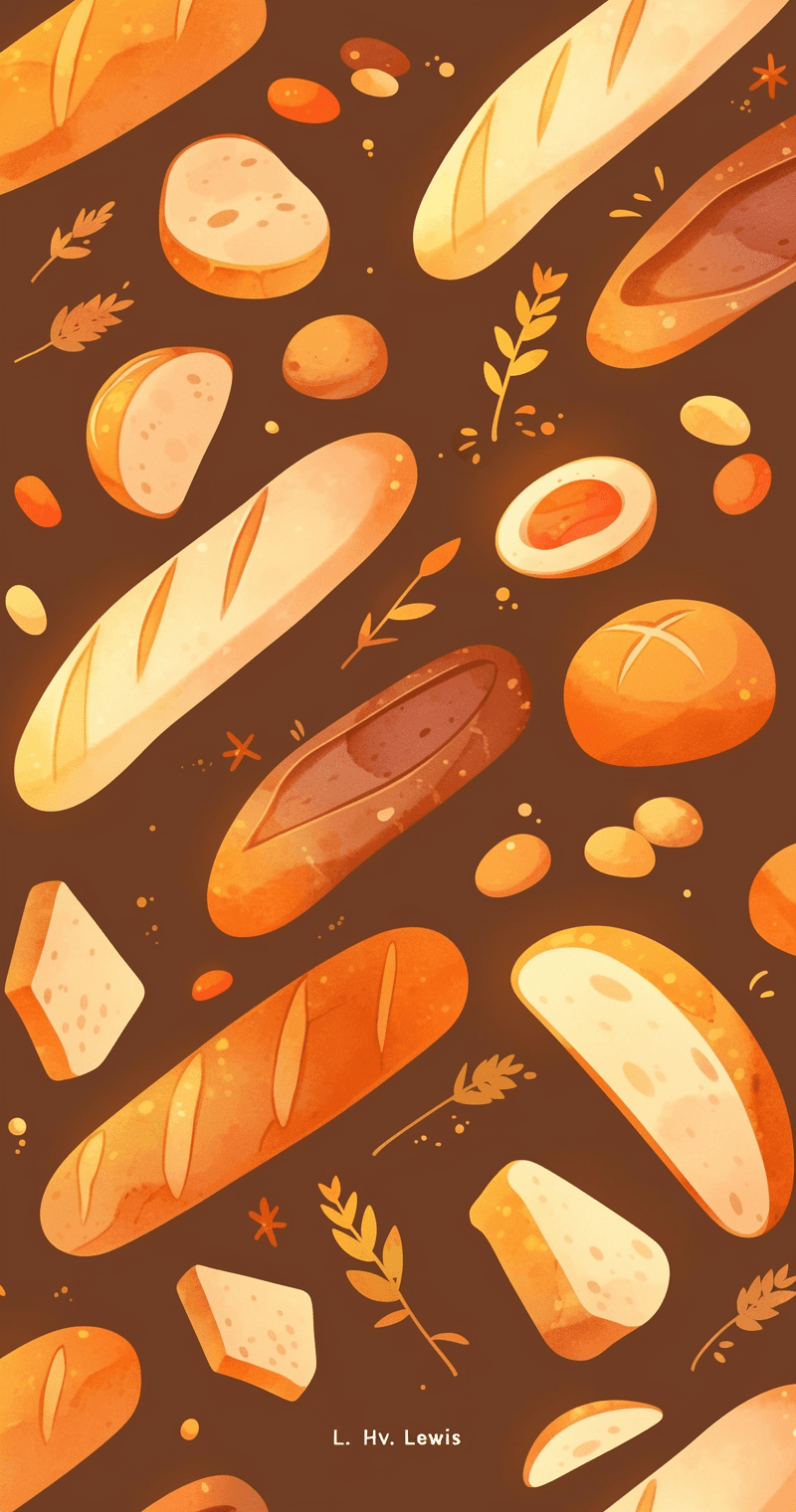 Bakery Run original repeating artwork