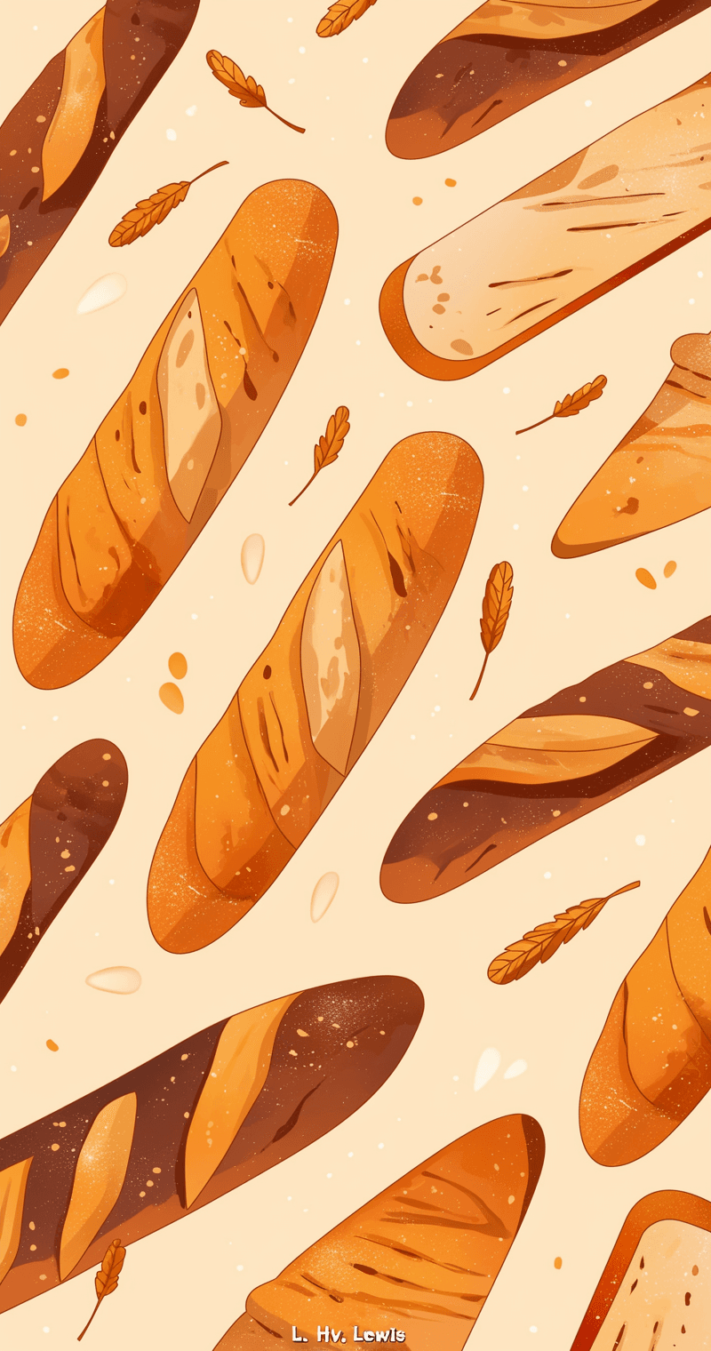 Bakery Silver original repeating artwork