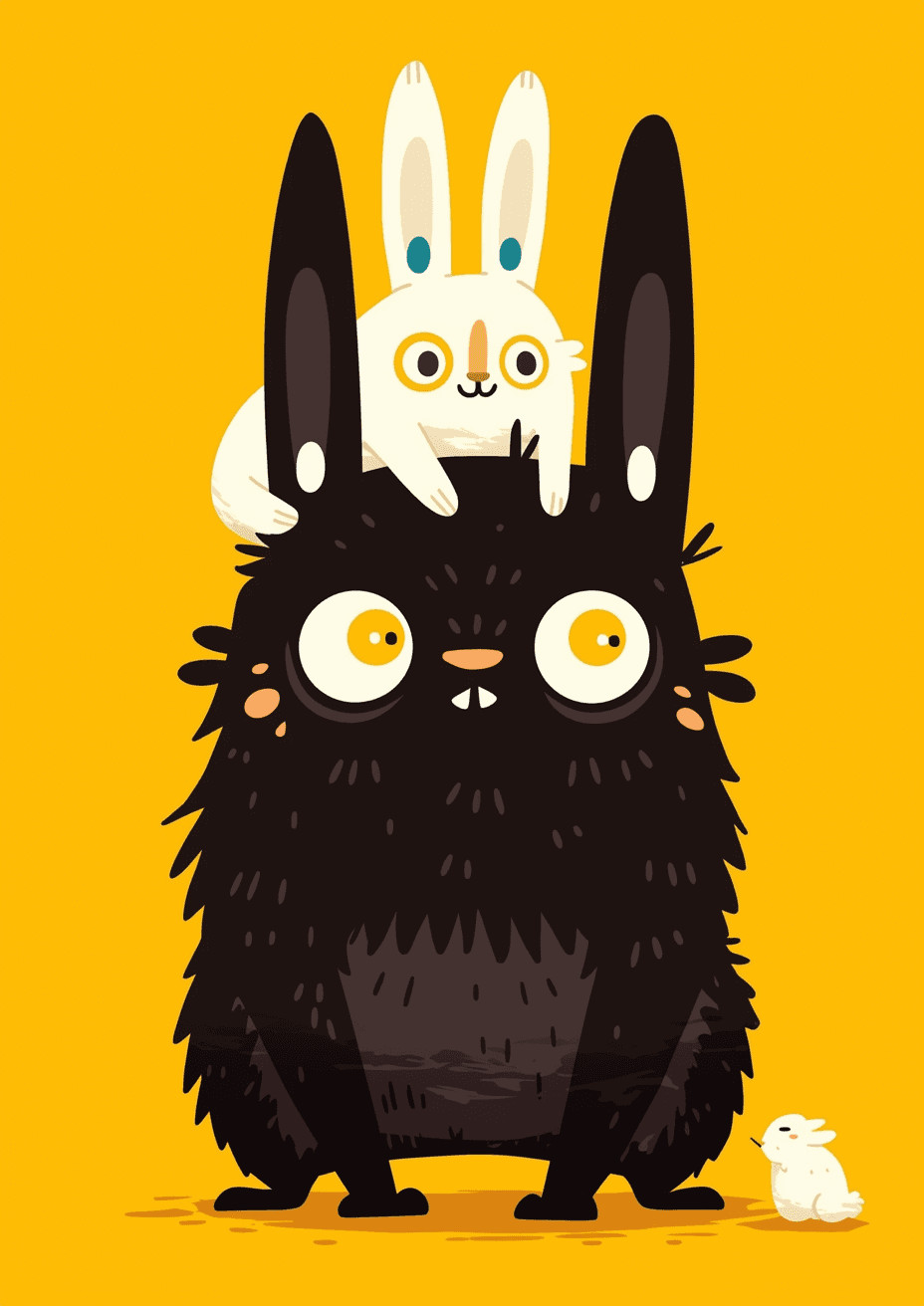 Bunny 175 original repeating artwork