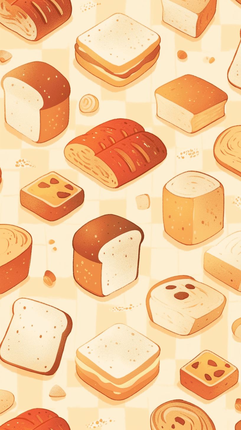 Bakery Gleam original repeating artwork