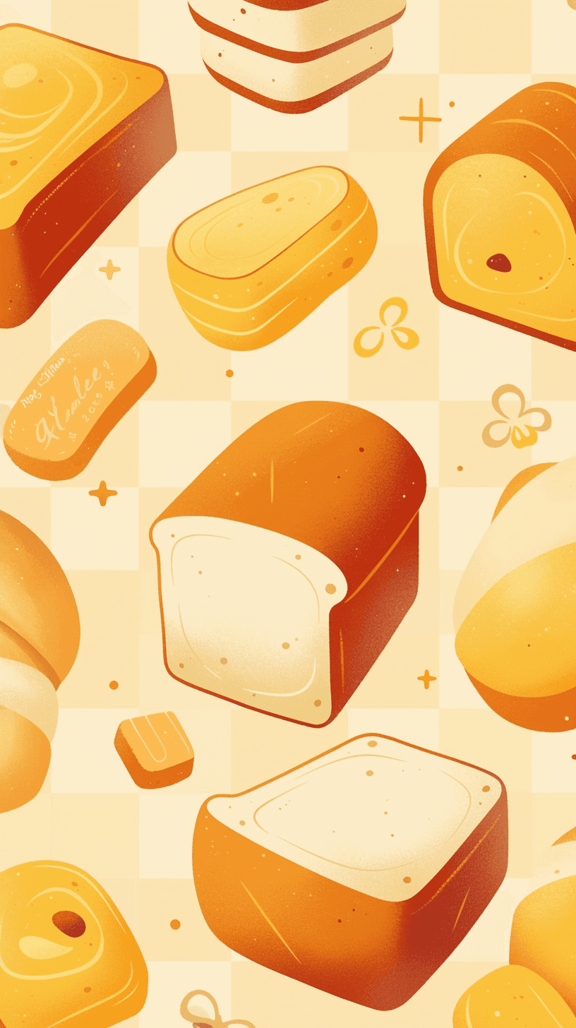 Bakery Golden original repeating artwork