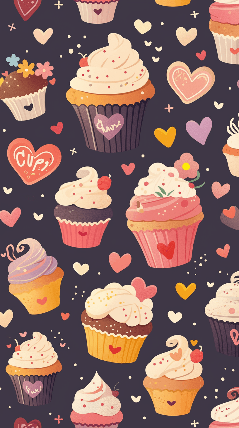 Dessert Loop original repeating artwork