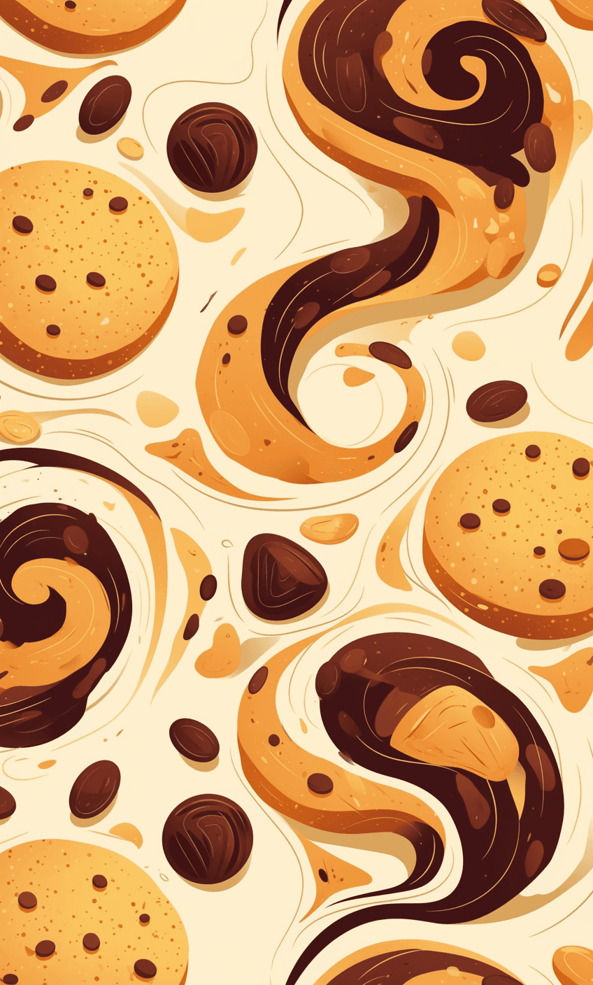 Dessert Spin original repeating artwork
