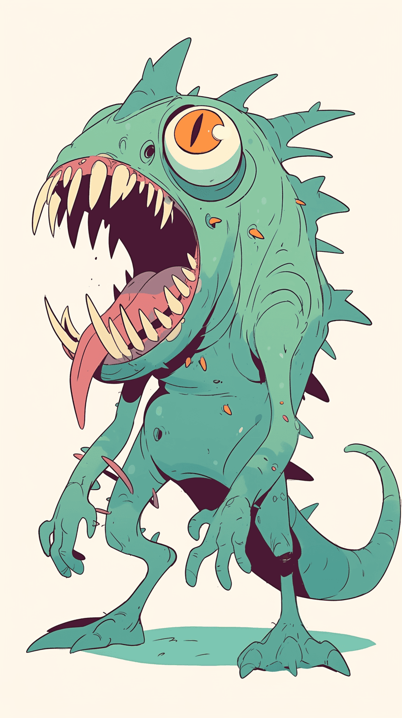Monster Summit original repeating artwork