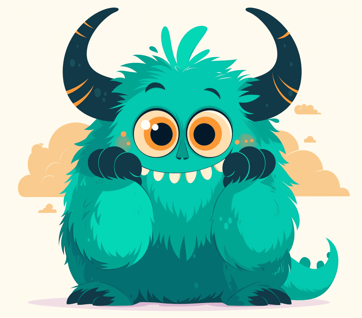 Cute Monster Edition original repeating artwork