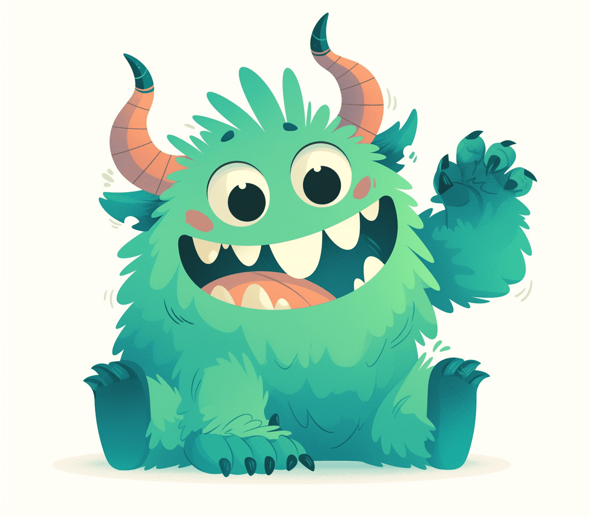 Cute Monster 001 original repeating artwork