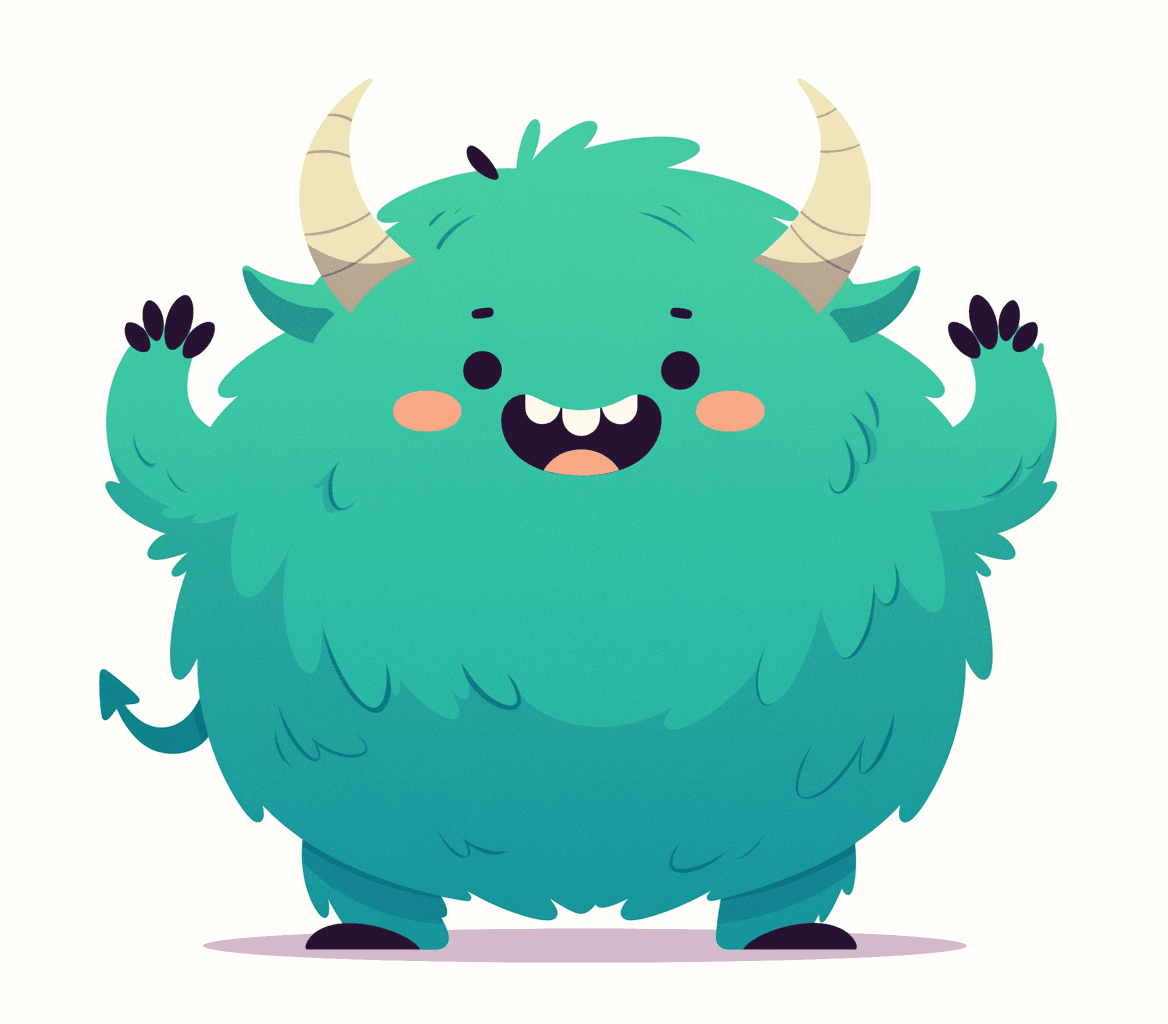 Cute Monster Crew original repeating artwork
