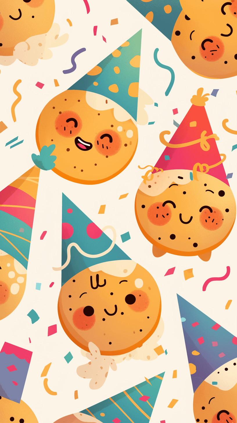 Cookie Spin original repeating artwork