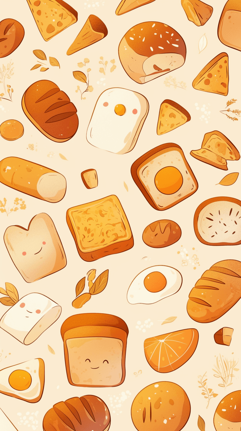 Bakery Shine On original repeating artwork