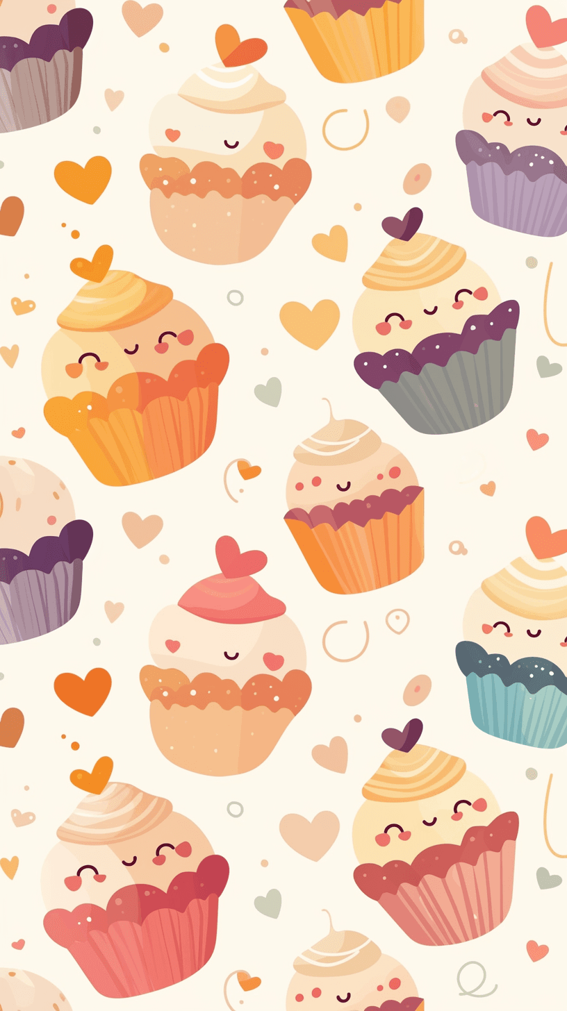 Cake Rooftop original repeating artwork