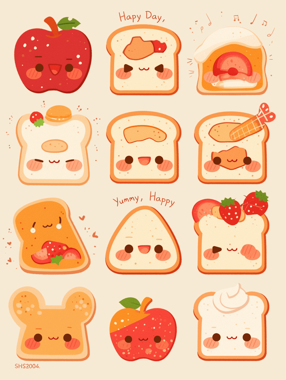 Bakery Echo original repeating artwork