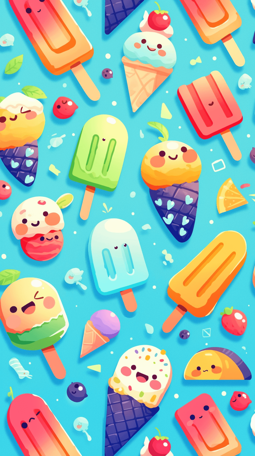 Ice Cream 072 original repeating artwork