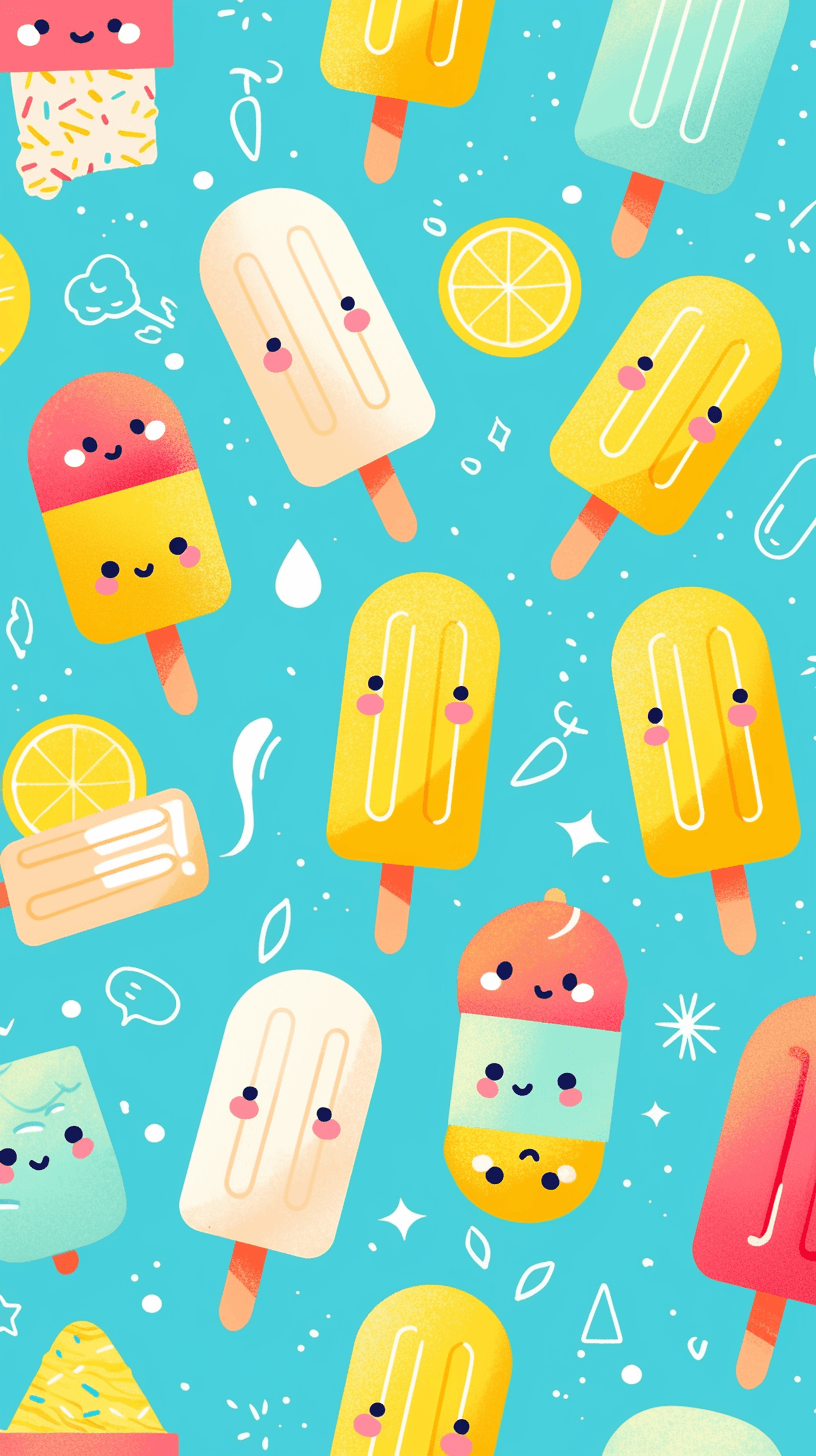 Ice Cream Originals original repeating artwork