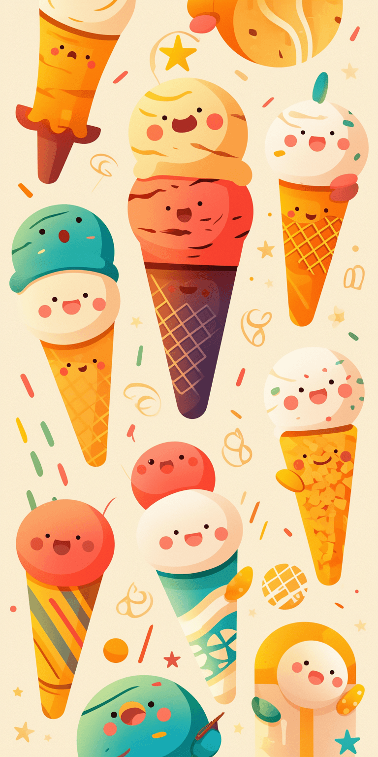 Ice Cream 053 original repeating artwork