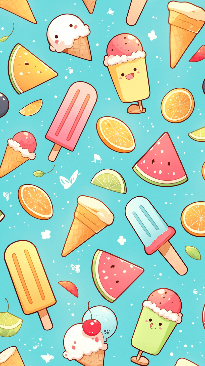 Ice Cream 080 original repeating artwork