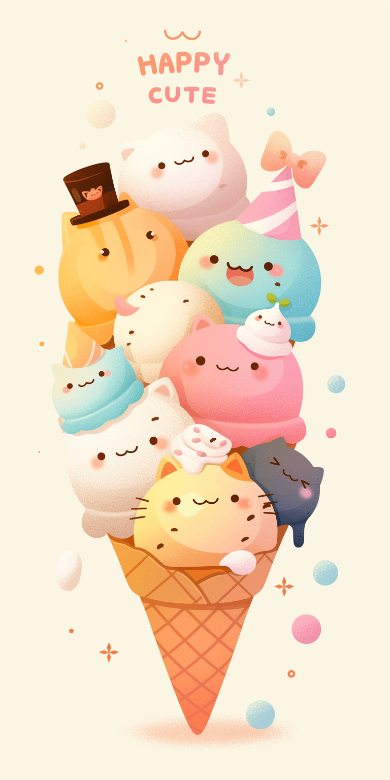 Ice Cream 020 original repeating artwork