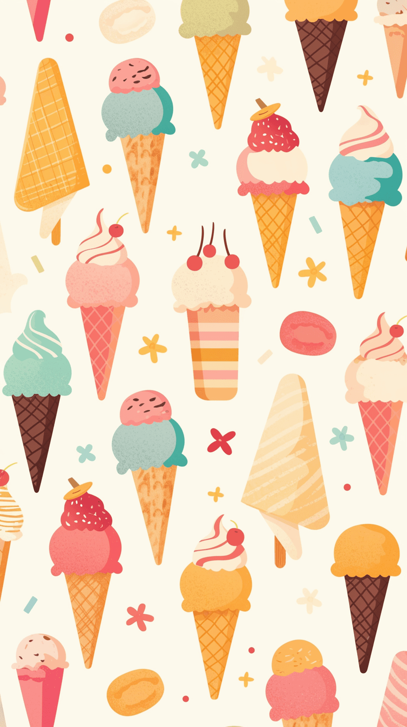 Ice Cream 033 original repeating artwork