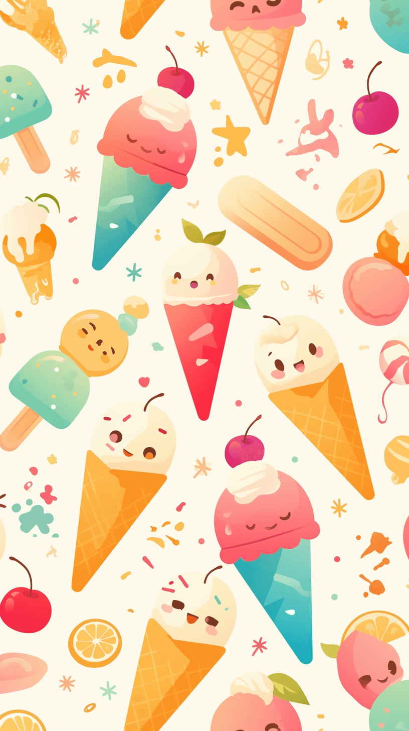 Ice Cream 061 original repeating artwork