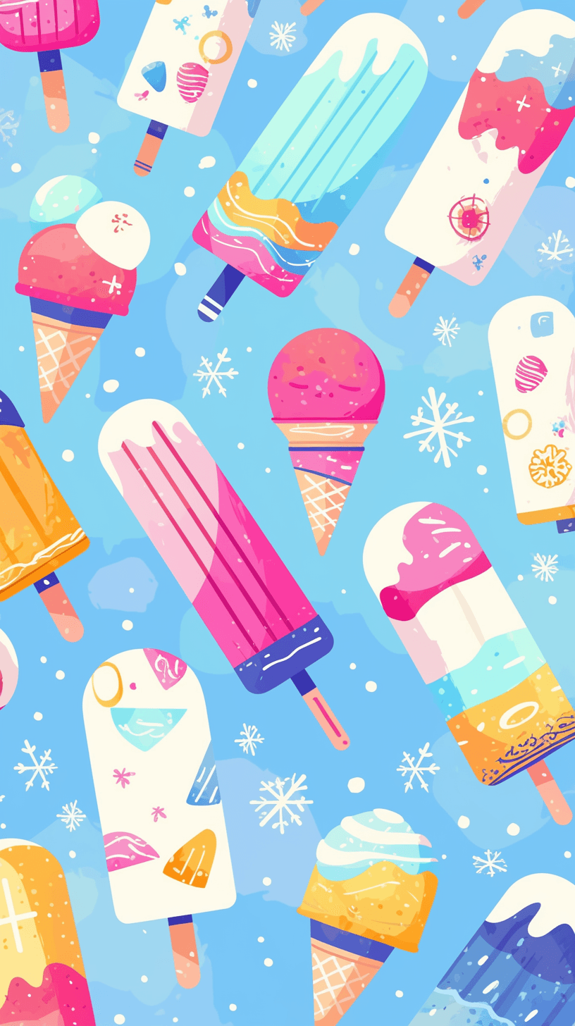 Ice Cream 035 original repeating artwork