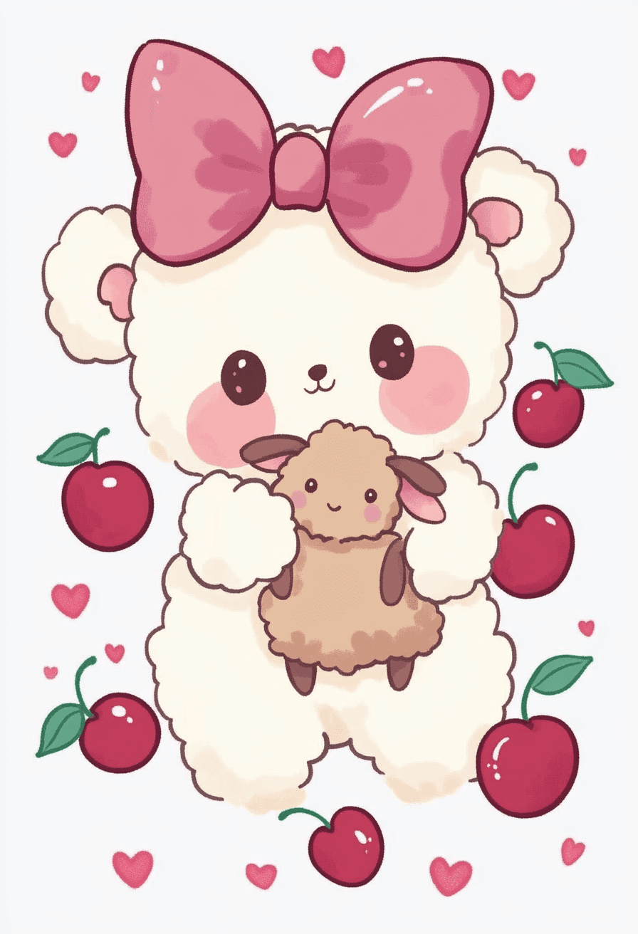 Bear Shine original repeating artwork