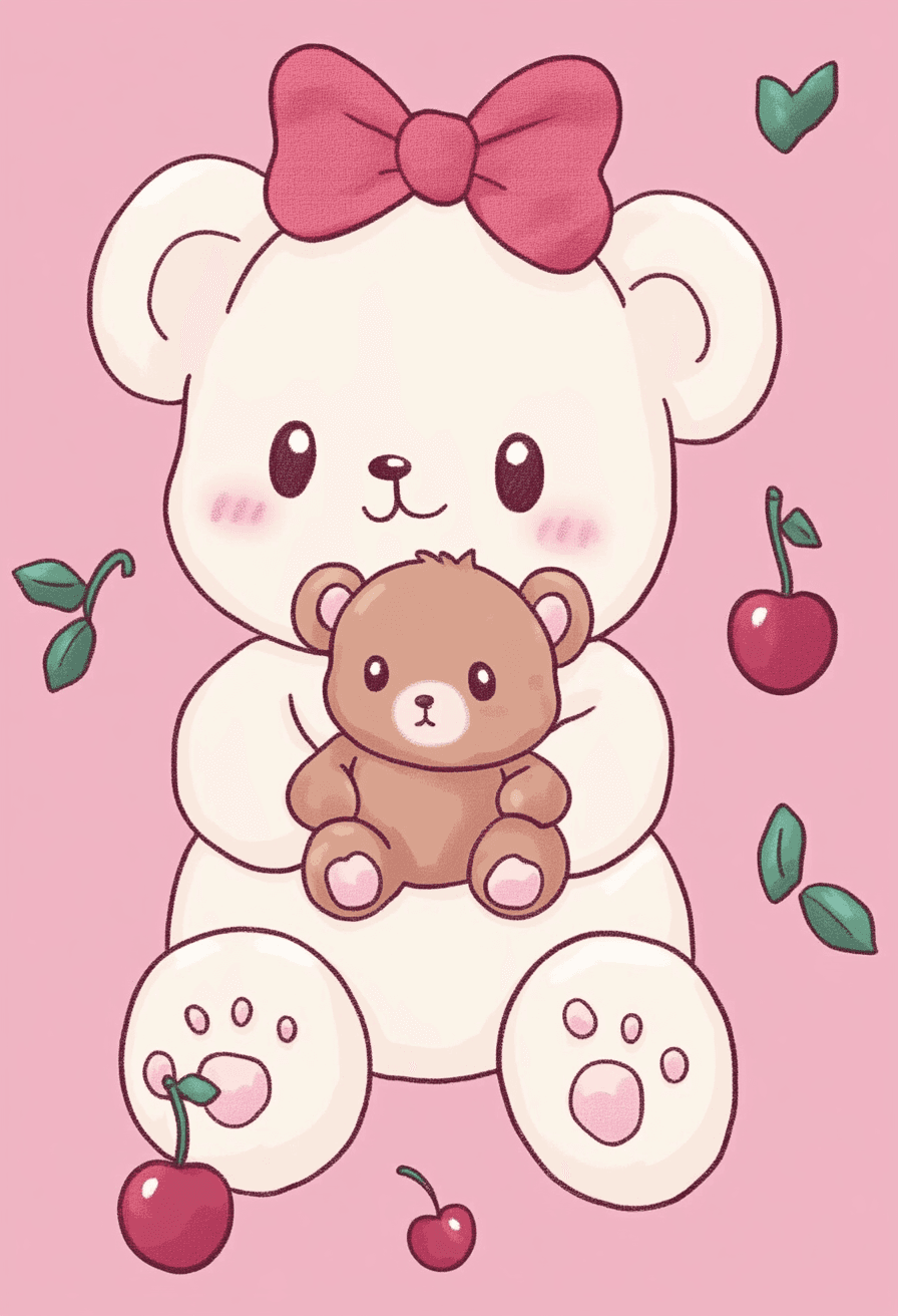 Bear West original repeating artwork