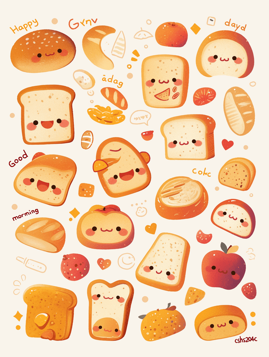 Bakery Tone original repeating artwork