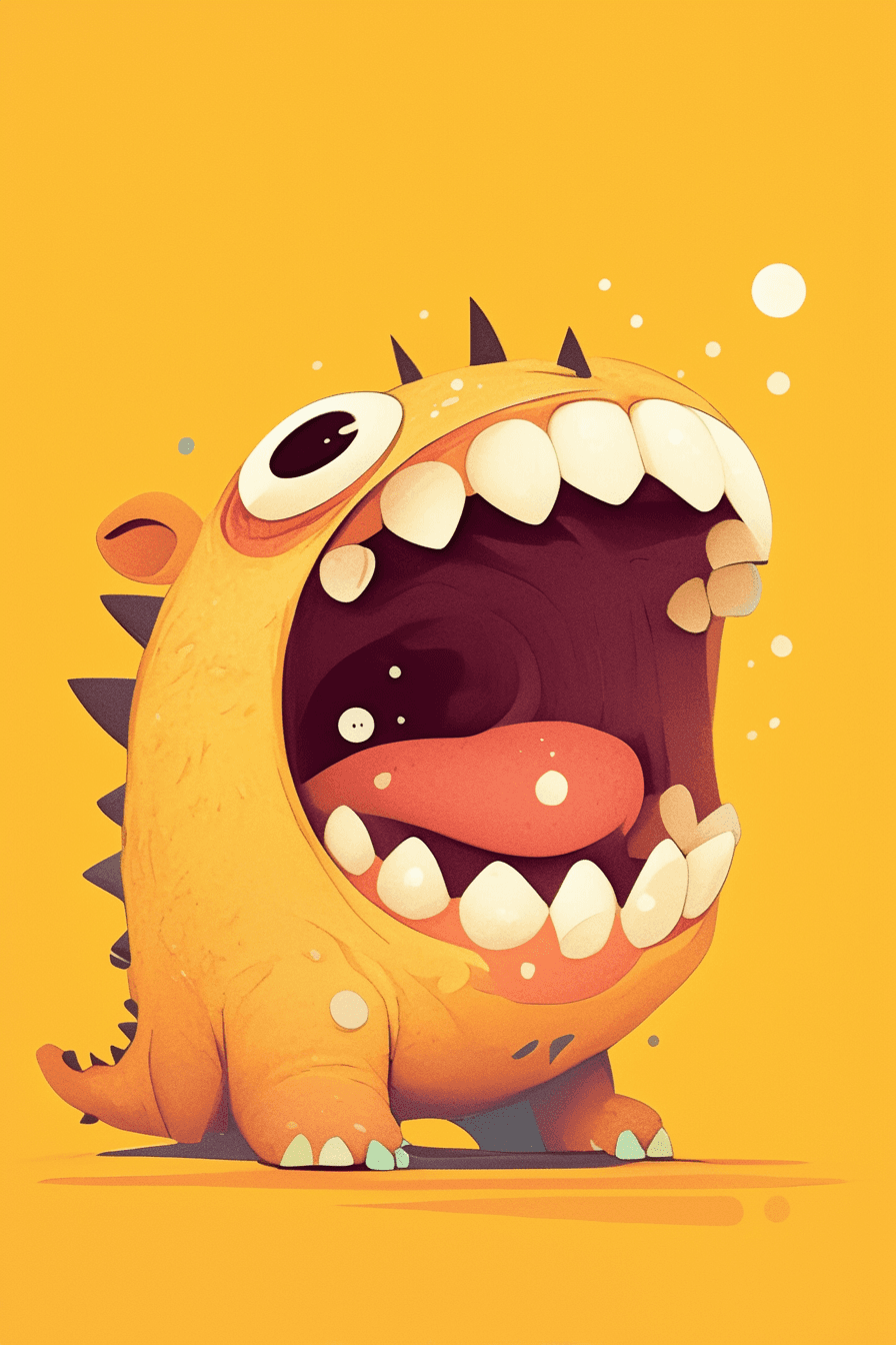 Monster 122 original repeating artwork