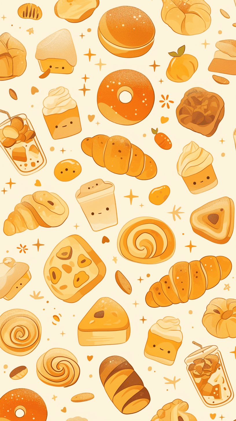 Bakery Snap original repeating artwork