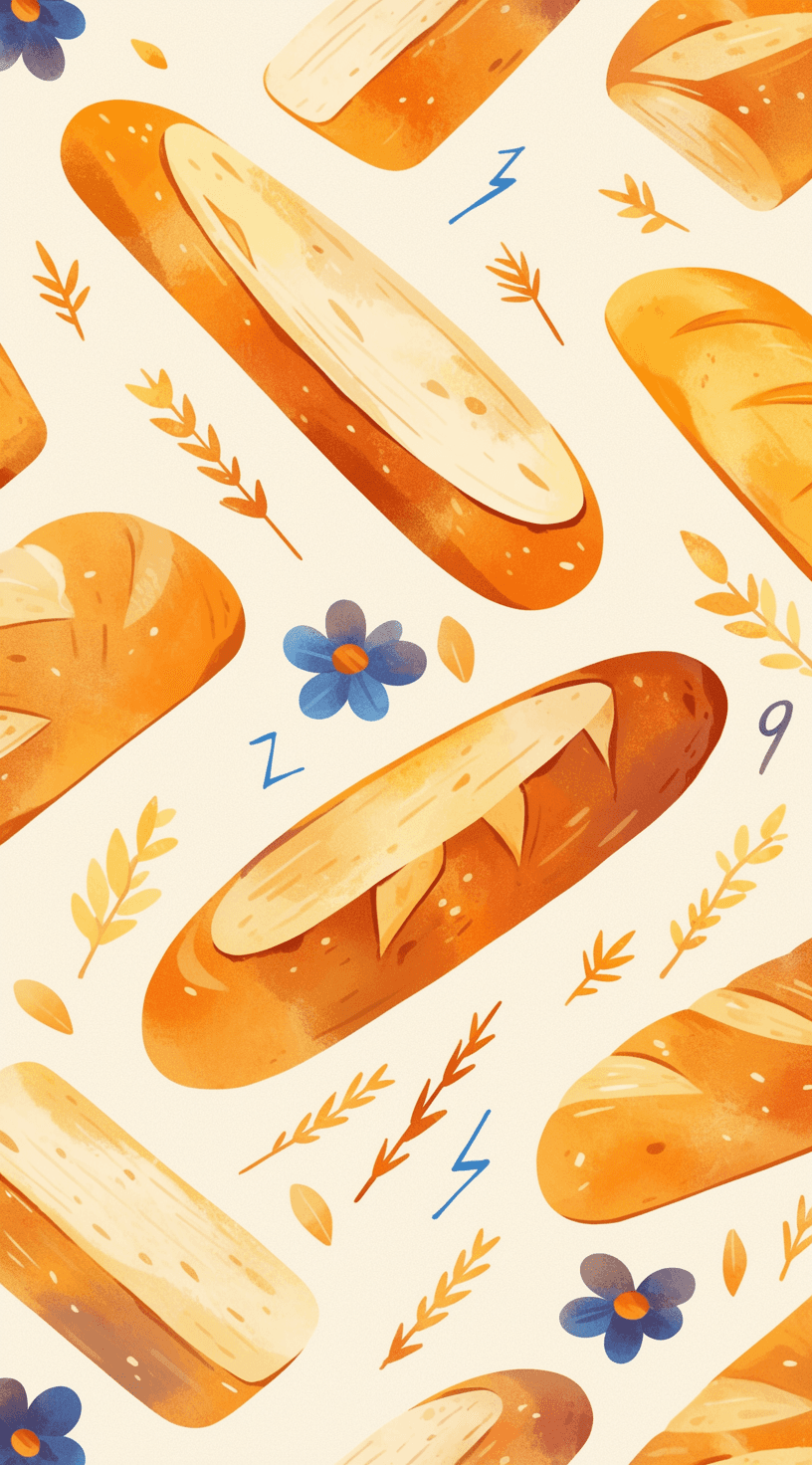 Bakery Bounce original repeating artwork