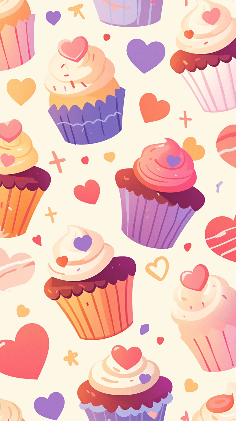 Cake Snap original repeating artwork