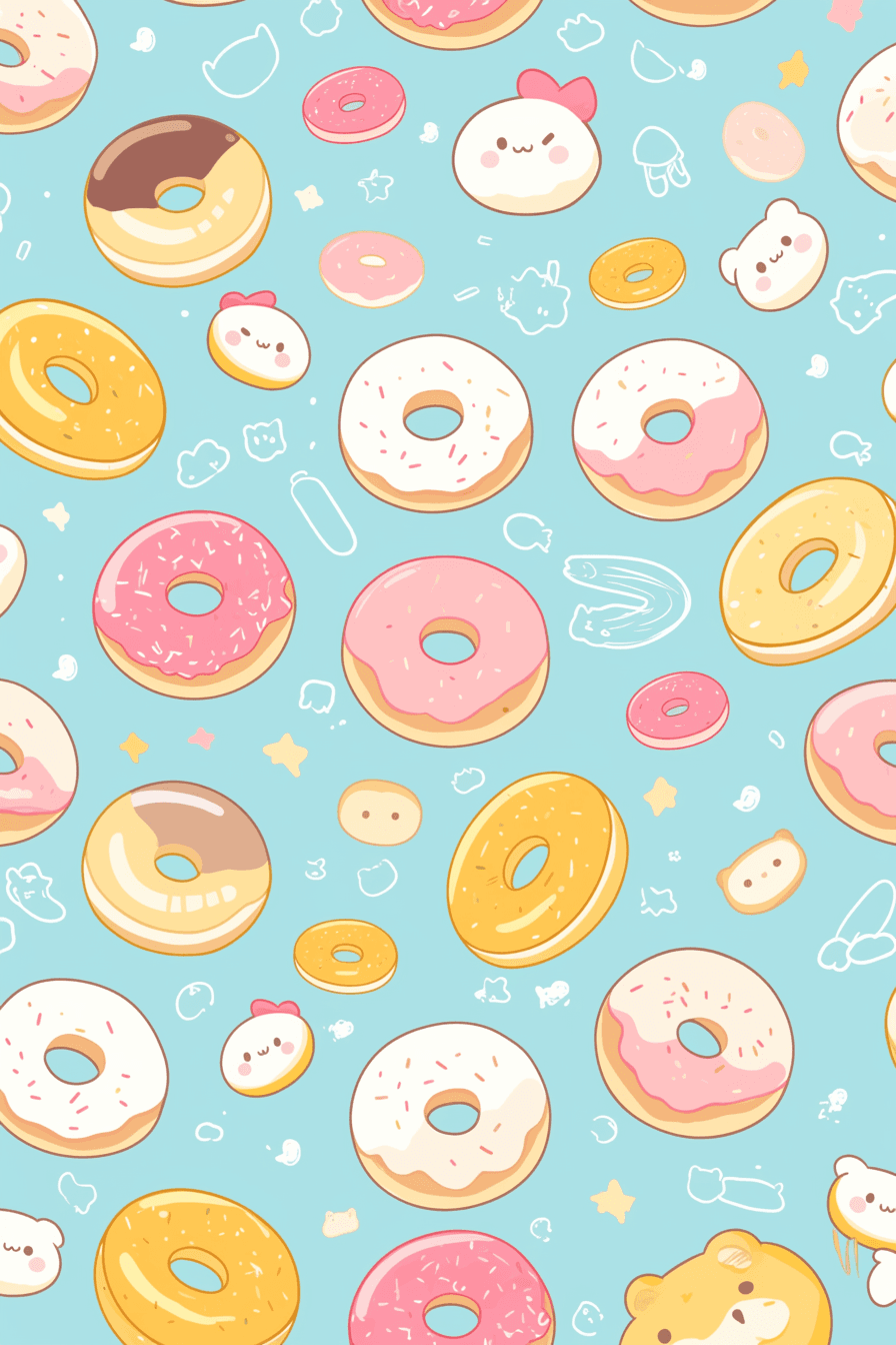 Donut Fair original repeating artwork