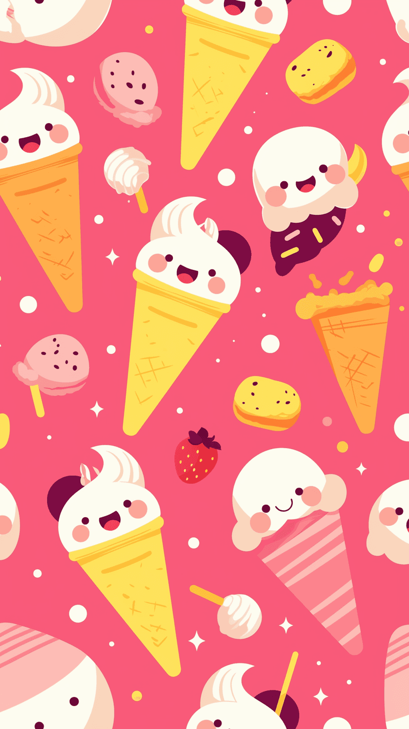 Ice Cream 010 original repeating artwork
