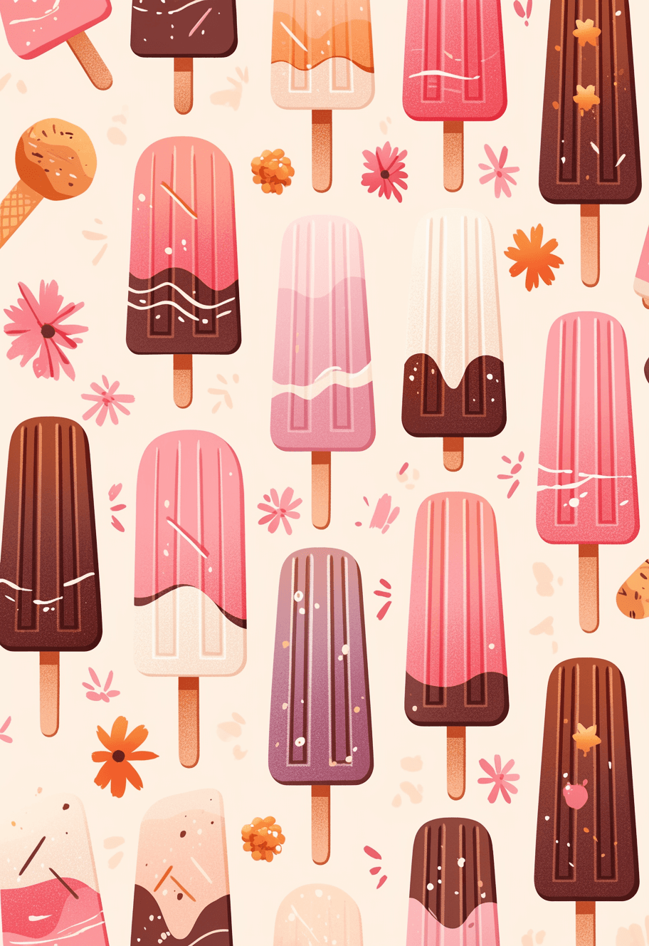 Ice Cream 036 original repeating artwork