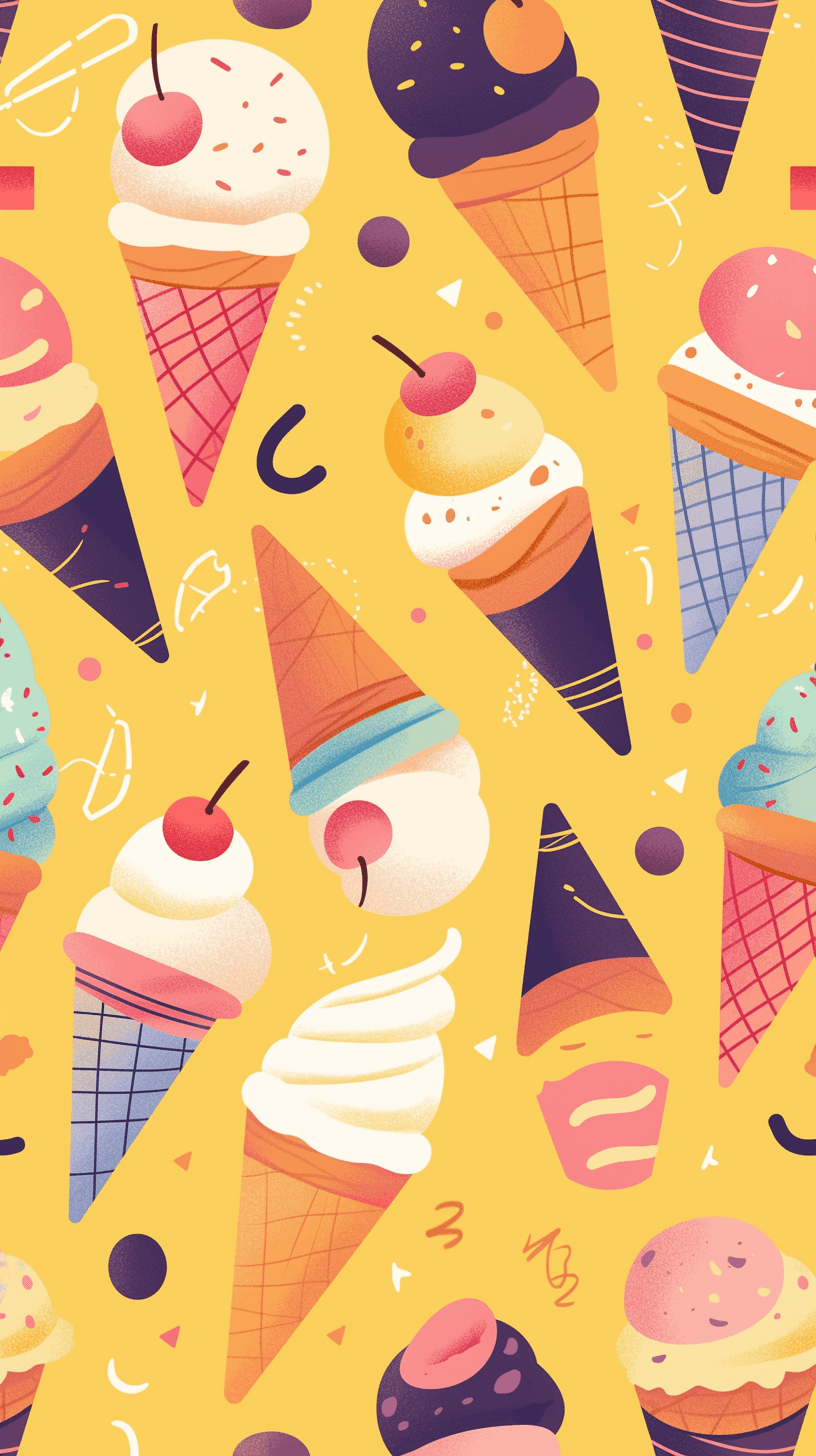 Ice Cream 058 original repeating artwork