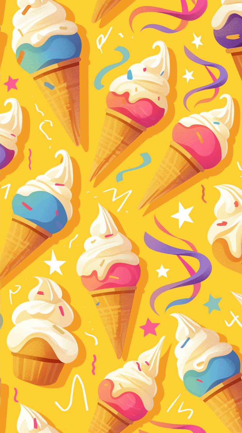 Ice Cream 078 original repeating artwork