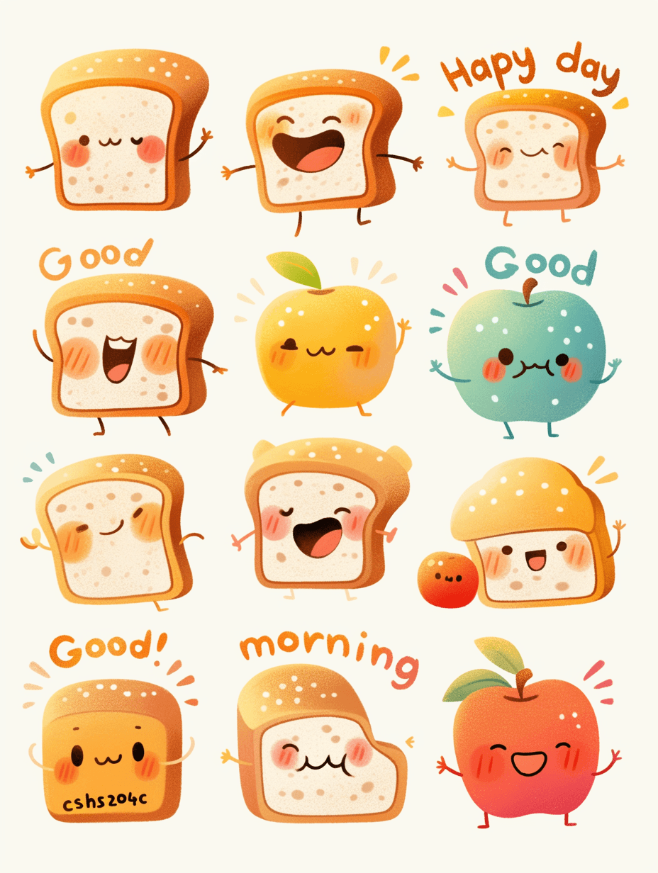Bakery Rush original repeating artwork